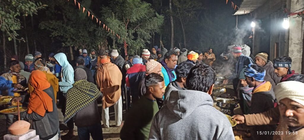 भंडारे के साथ अखंड कीर्तन का हुआ समापन
