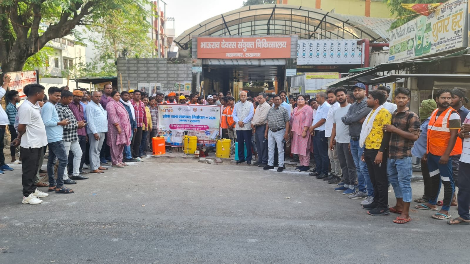 नगर निगम का स्वच्छता अभियान के साथ मतदाता जागरण- जितेन्द्र प्रताप सिंह