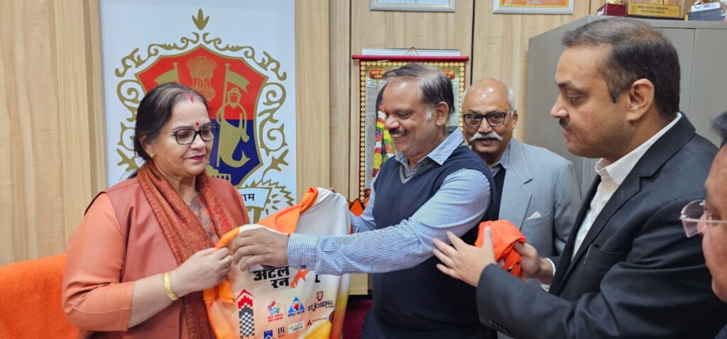 भारत रत्न अटल बिहारी वाजपेई के जन्म शताब्दी समारोह की श्रंखला मे क्रीडा भारती द्वारा आयोजित "अटल रन" - जितेन्द्र प्रताप सिंह