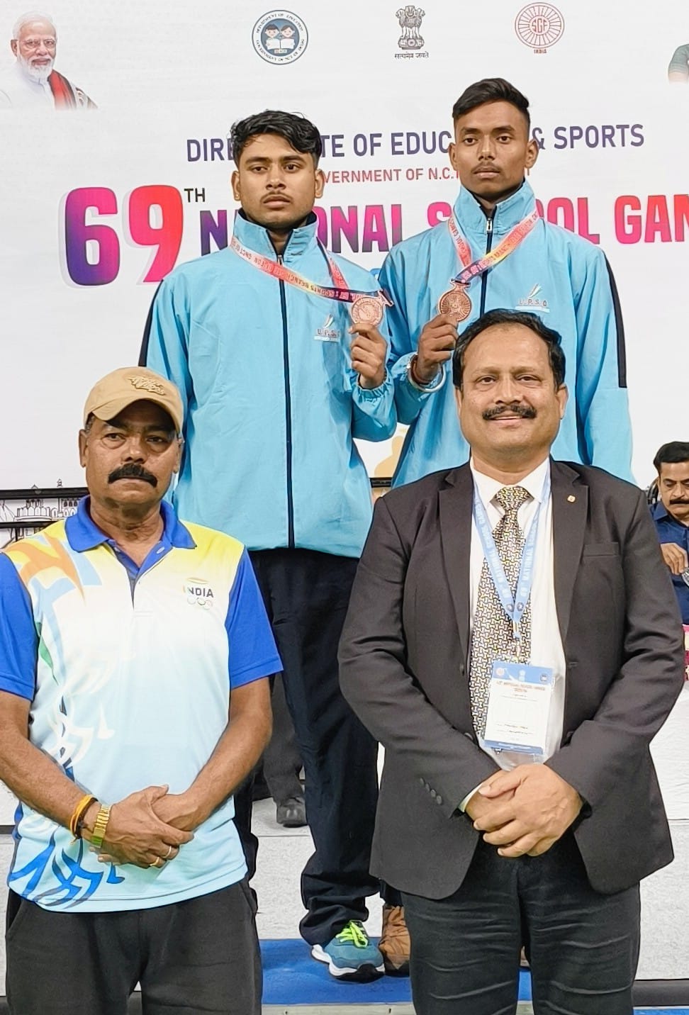 लखनऊ के लालों का राष्ट्रीय परचम—लकी सिंह गौतम व तुषार कुमार ने एसजीएफआई में कांस्य पदक से बढ़ाया मान