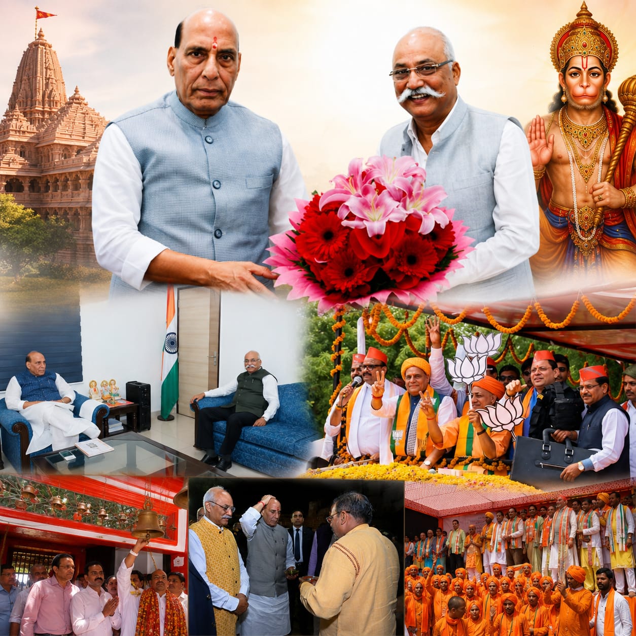 मर्यादा, राष्ट्रनिष्ठा और जनविश्वास का उत्सव: रक्षा मंत्री राजनाथ सिंह के जन्मदिन पर लखनऊ ने व्यक्त किया आत्मीय अभिनंदन